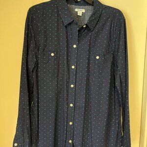 Old Navy Button Down Blouse, Size XL.